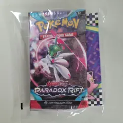 Pokemon TCG Mini Portfolio Scarlet & Violet Paradox Rift Booster Pack NEW Sealed - Image 1