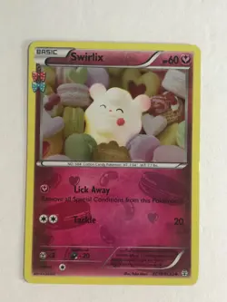 Pokemon TCG Generations Radiant Collection Holographic Swirlix RC19/RC32 LP - Image 1