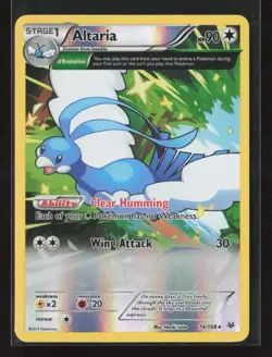 Altaria (Delta) 74/108 Reverse Holo Rare XY - Roaring Skies Pokemon Card - Image 1