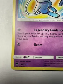 Pokemon TCG Shining Mew Holo Rare Card 40/73 Shining Legends - Image 5