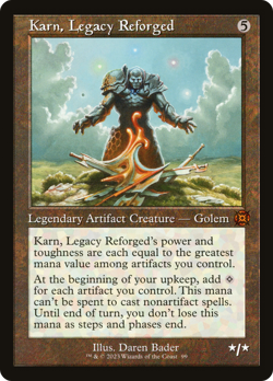 Karn, Legacy Reforged (Retro) March of the Machine: The Aftermath - Lightly Play - Image 1