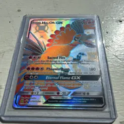 Pokemon Ho-Oh GX SV50/SV94 Shiny Holo Rare Full Art Hidden Fates Card - Image 2