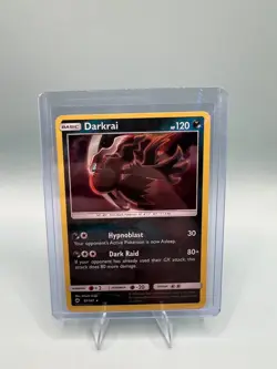 NM Darkrai 87/147 Holo Rare - Pokemon Sun & Moon Burning Shadows Card - Image 1
