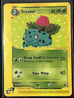 Pokemon Card - Ivysaur Expedition 82/165 Uncommon Non Holo LP+/NM - Image 1