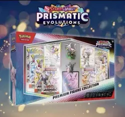Pokemon Prismatic Evolutions Premium Figure Collection NEW IN HAND LOT OF 4 - Image 2