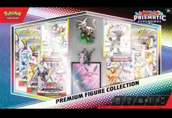 Pokemon Prismatic Evolutions Premium Figure Collection NEW IN HAND LOT OF 4 - Image 3
