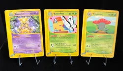 Pokemon Expedition e-Reader Rare Lot (3) - Butterfree, Alakazam, Vileplume | LP+ - Image 1