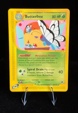 Pokemon Expedition e-Reader Rare Lot (3) - Butterfree, Alakazam, Vileplume | LP+ - Image 3