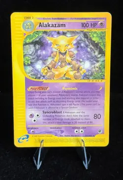 Pokemon Expedition e-Reader Rare Lot (3) - Butterfree, Alakazam, Vileplume | LP+ - Image 5