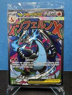 Mega Charizard X ex 023 MEP Black Star Promo Pokemon Phantasmal Flames - NM - Image 1