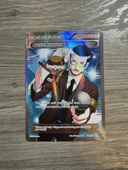 Pokemon TCG - Battle Reporter Full Art Trainer 109/111 XY Furious Fists - LP/NM - Image 1
