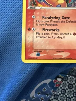 Pokemon TCG Cyndaquil EX Unseen Forces Holo Near mint To Lightly Played 2005 - Image 2