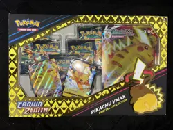 Pokemon TCG Sword & Shield Game Crown Zenith Pikachu VMAX Special Collection Box 820650851889 - Image 1
