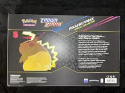 Pokemon TCG Sword & Shield Game Crown Zenith Pikachu VMAX Special Collection Box 820650851889 - Image 2