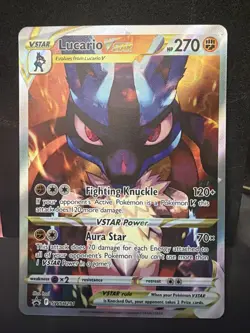 Pokemon TCG Lucario VSTAR Promo Crown Zenith SWSH291 Sealed, Near Mint/Mint - Image 1