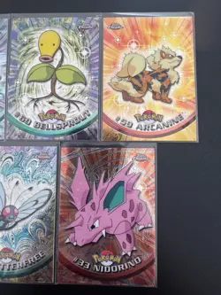 POKEMON TOPPS CHROME LOT OF 5 NM ARCANINE PSYDUCK PACK FRESH - Image 3
