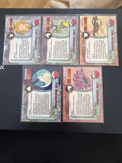 POKEMON TOPPS CHROME LOT OF 5 NM ARCANINE PSYDUCK PACK FRESH - Image 4