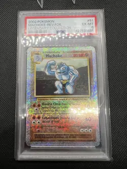 Machoke 51/110 Legendary Collection Reverse Holo 2002 Pokemon PSA 6 - Image 3