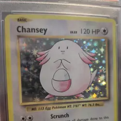 2016 POKEMON XY EVOLUTIONS #70 Holo bleed CHANSEY-HOLO PSA 9 see photos! 👀 - Image 2