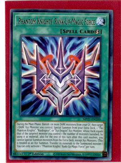 Phantom Knights' Rank-Up-Magic Force | MP21-EN200 | Yu-Gi-Oh! TCG - Image 1