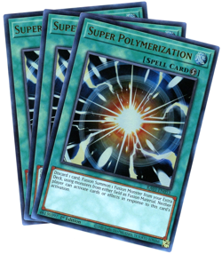 Yugioh! x3 Super Polymerization RA03-EN053 Ultra Rare (UR) NM/M English - Image 1
