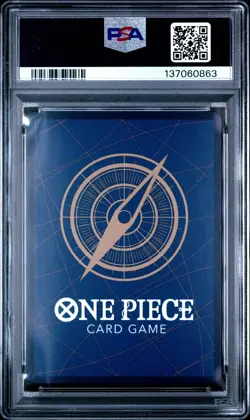 2024 ONE PIECE OP08 #109 TWO LEGENDS MONKEY D LUFFY TREASURE RARE PSA 10 GEM MNT - Image 2