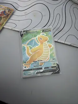 Pokemon TCG Dragonite V (Full Art) Pokemon Go 076/078 Holo Ultra Rare - Image 5