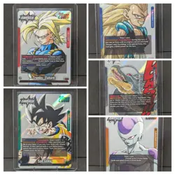 Dragon Ball Fusion World Manga Booster 02 Base Leaders FULL SET 5 cards! NM/M - Image 1
