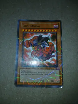 Yu-Gi-Oh Tcg Fake Card Poorly Translated Funny Holo - Dark Master - Image 1