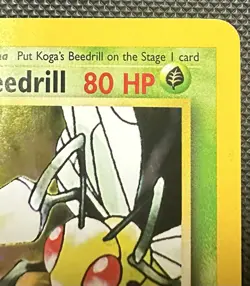 Pokemon Kogas Beedrill 9/132 Holo NM Gym Challenge WOTC Vintage Rare Card - Image 3