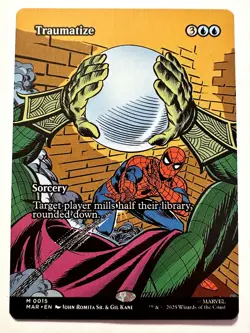 Traumatize (Borderless) Normal M Marvel Universe Eternal-Legal 15 NM - Image 1