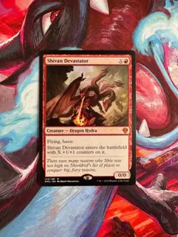 Shivan Devastator #143/281 (NM) Dominaria United DMU Magic MTG - Image 1