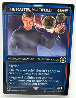 The Master, Multiplied (Showcase) Magic the Gathering MTG Doctor Who REGULAR - Image 1