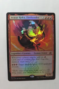 1x Avatar Roku Firebender Foil NM Magic MTG TLA TLE Avatar x1 - Image 1
