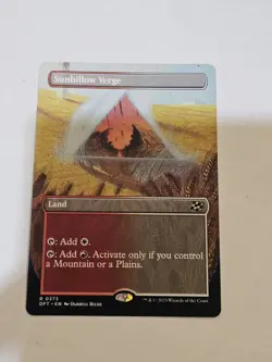 Mtg. Sunbillow Verge. Borderless. Aetherdrift. Pack Fresh - Image 1