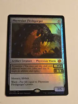 Phyrexian Fleshgorger X1 FOIL BRO MTG The Brothers' War - Image 1