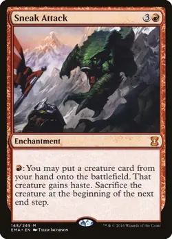 Sneak Attack - EMA - NM - Magic The Gathering - MTG - Image 1