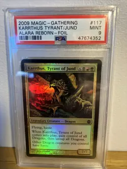 Karrthus, Tyrant of Jund Alara Reborn Foil PSA 9 - Image 1