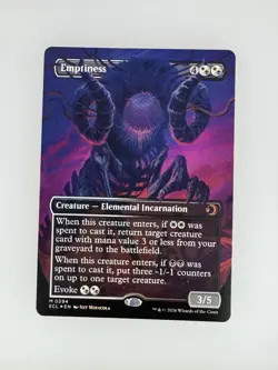 MTG Lorwyn Eclipsed Emptiness (Borderless Foil) 294 NM - Image 1