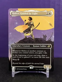 Haliya, Guided by Light (Borderless) Edge of Eternities Regular NM/M - Image 1