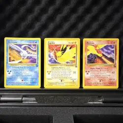 Pokemon Legendary Birds Articuno Zapdos Moltres Card Lot - 3 Cards - Image 1