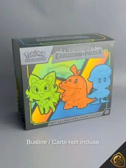 Pokemon Set allenatore fuoriclasse Evoluzioni a Paldea APERTO ETB Scarlatto - Image 5