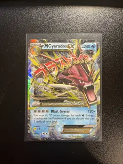 Pokemon TCG 2016 M Gyarados EX Ultra Rare Holo Breakpoint Card 27/122 - LP - Image 1