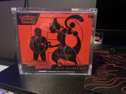Pokemon Destined Rivals Pokemon Center ETB Sealed with Acrylic Case - Image 1