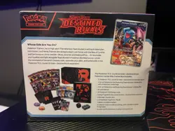 Pokemon Destined Rivals Pokemon Center ETB Sealed with Acrylic Case - Image 5