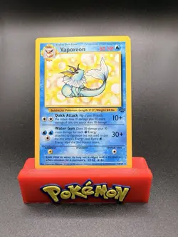 Vaporeon 28/64, Jungle Set, Pokemon TCG, WOTC Vintage 1999, Non Holo Rare, NM - Image 1