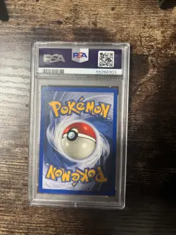 2002 Pokemon TCG Shining Noctowl Neo Destiny 110 Holo Unlimited PSA 9 - Image 2