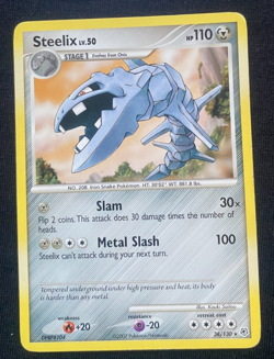 Pokemon TCG Steelix Diamond & Pearl 38/130 Regular Rare HP - Image 1