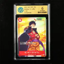 CCG 6 Excellent 2023 One Piece JPN Monkey D. Luffy P-001 P - Image 1