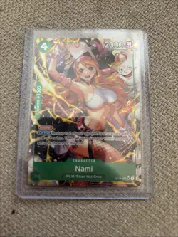 English One Piece Nami (Alternate Art) OP14-031 The Azure Sea's Seven Foil - Image 2